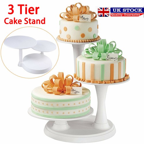 Tier white round cake rack - round,