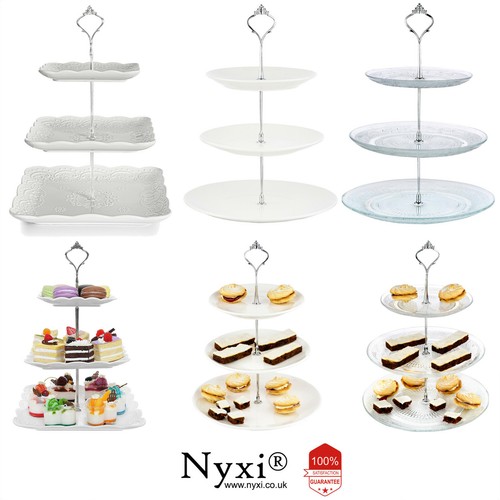 Tier glass ceramic cake - glass,