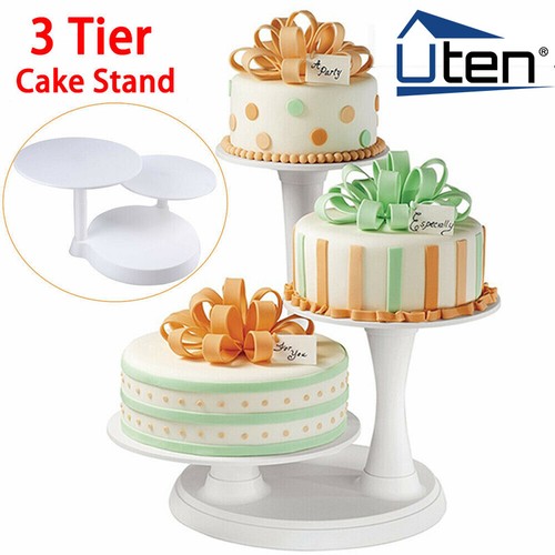 Tier white round cake rack - 3,