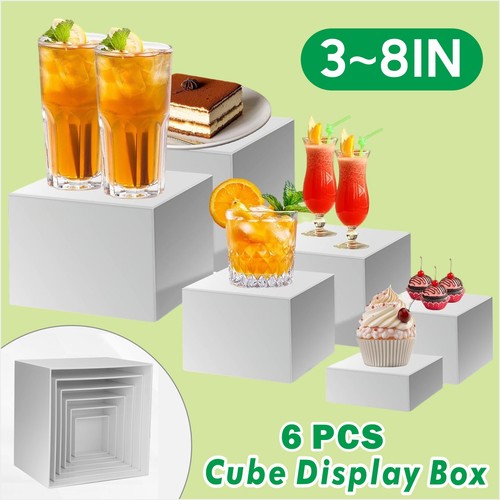 6pcs acrylic buffet riser - 6pcs,