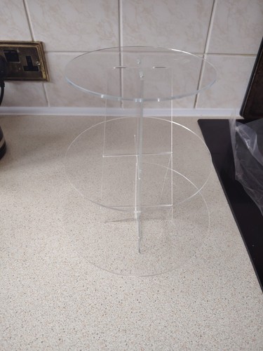 Clear acrylic cup cake - cup, display