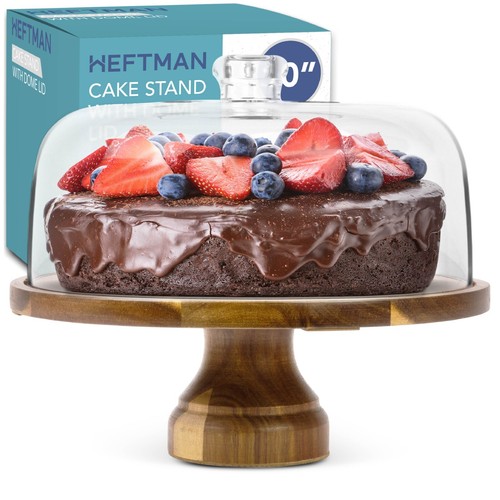 Heftman acacia wood cake - heftman,